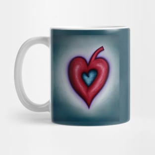 Abstract heart drawing Mug